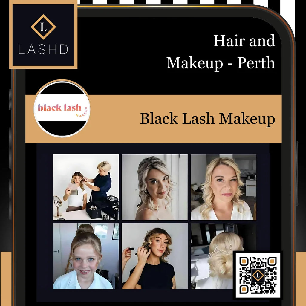 Hair & Makeup Artist - Western Australia Perth - Lashd App - Black Lash Makeup