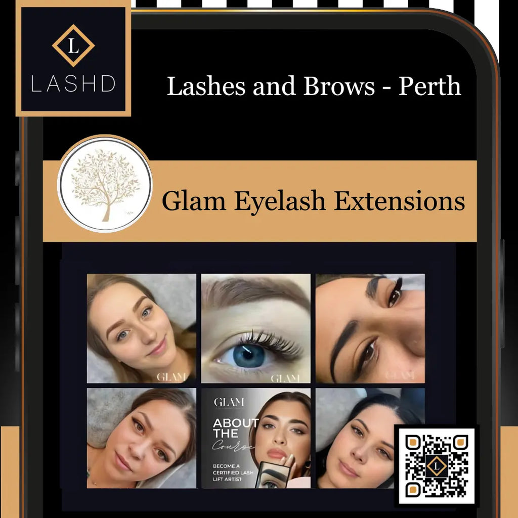 Lashes and Brows - East Perth - Lashd App - Glam Eyelash Extensions
