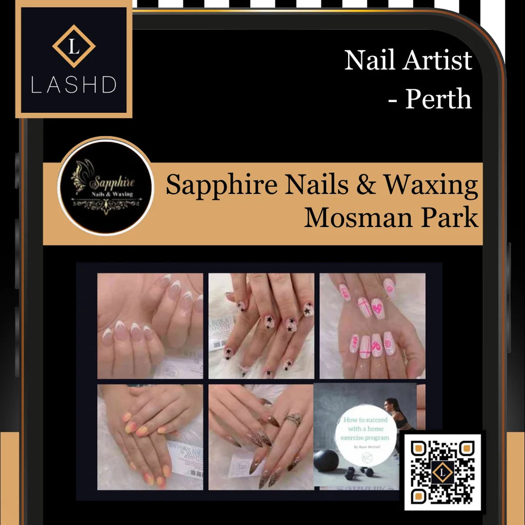 Nails - Mosman Park Perth - Lashd App - Sapphire Nails Waxing