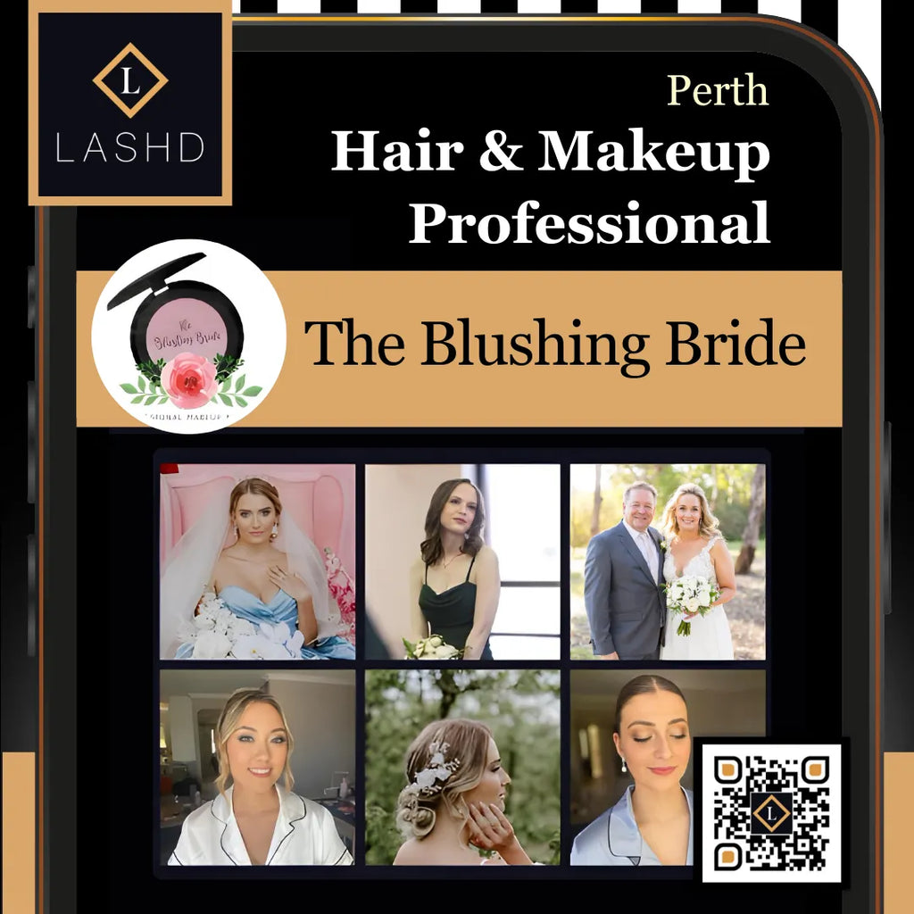 Hair & Makeup Artist - Western Australia Perth - Lashd App - The Blushing Bride\