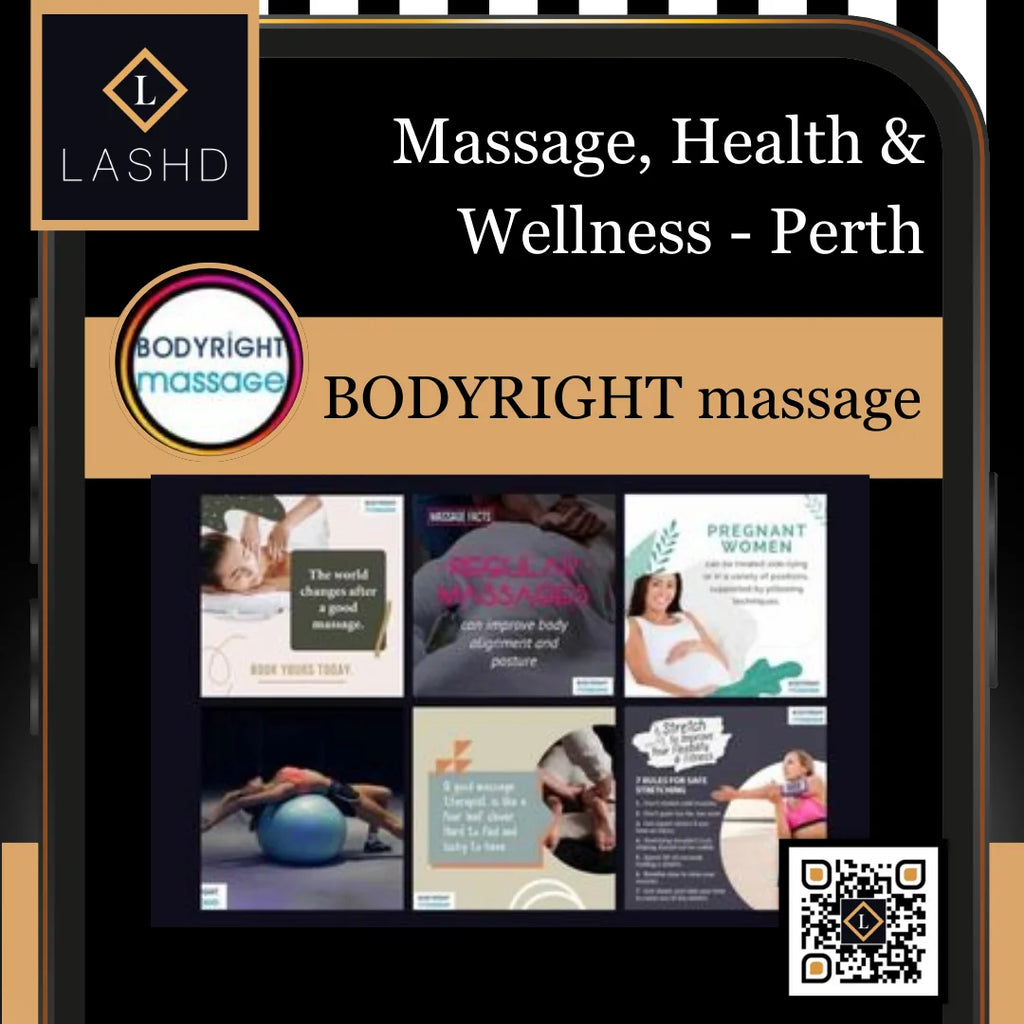 Massage Health & Wellness - Western Australia Perth - Lashd App - BODYRIGHT massage