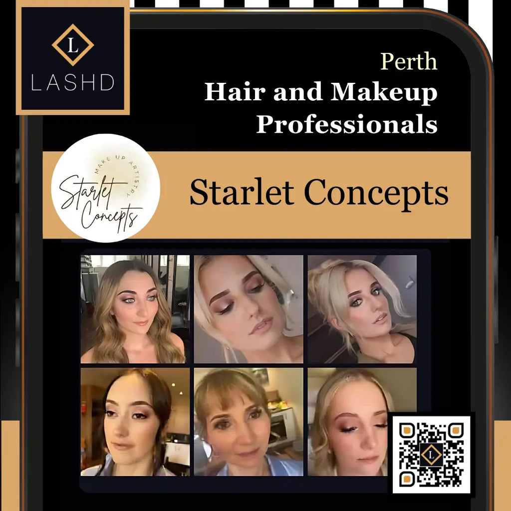 Hair and Makeup  -Western Australia Perth - Lashd App - Starlet Concepts
