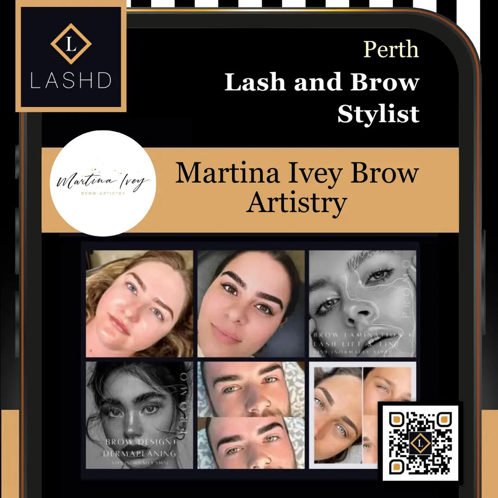 Lashes and Brows - Mount Lawley Perth - Lashd App - Martina Ivey Brow Artistry
