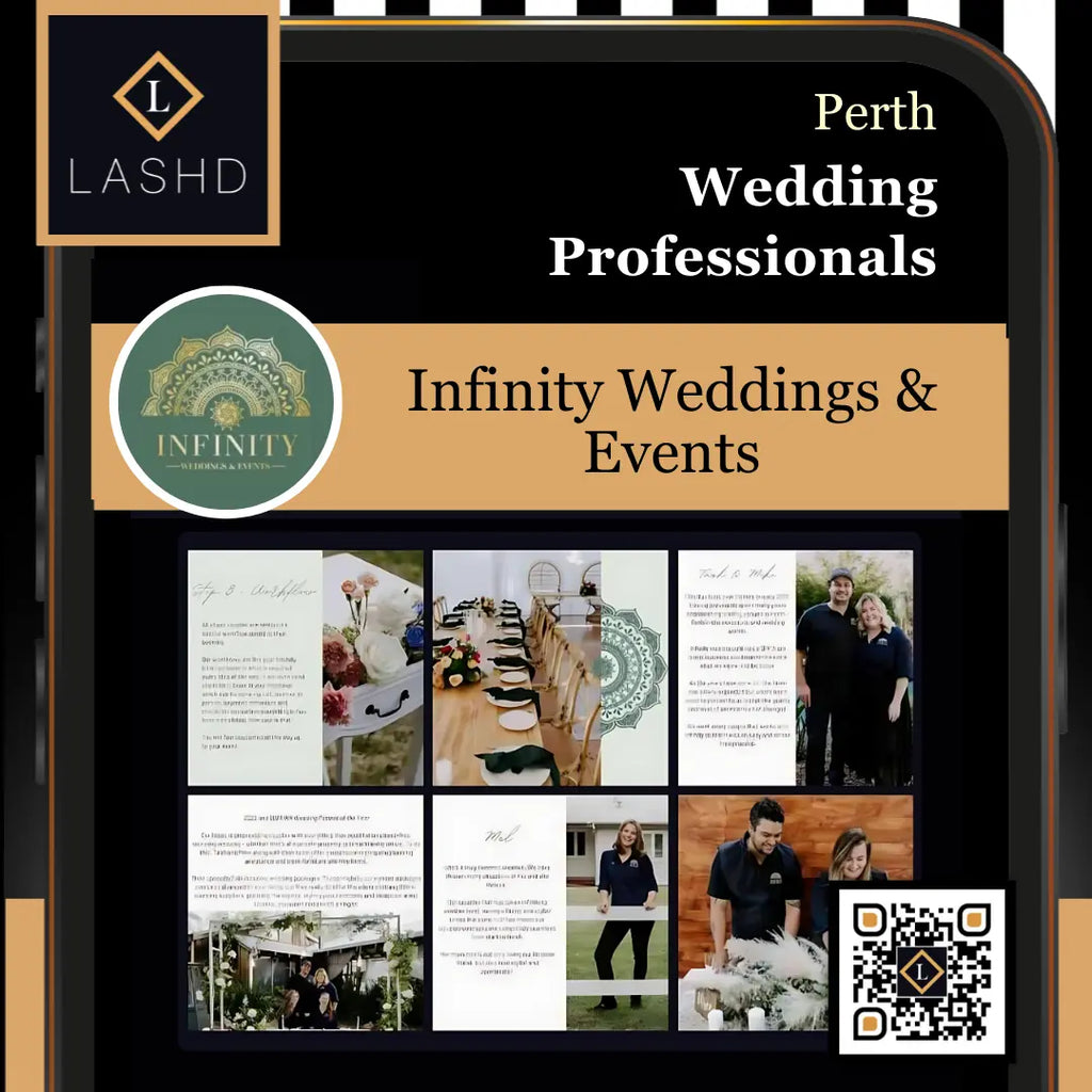 Weddings - Jandakot Perth - Lashd App - Infinity Weddings & Events