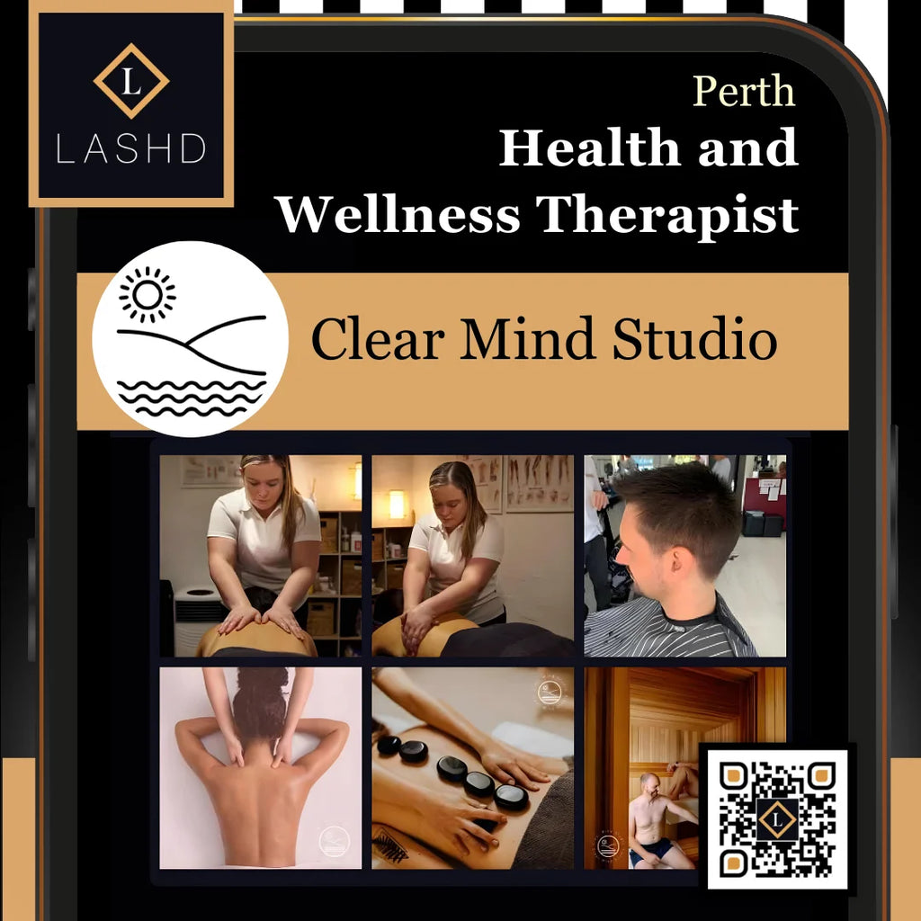 Massage Health & Wellness - Perth - Lashd App - Clear Mind Studio