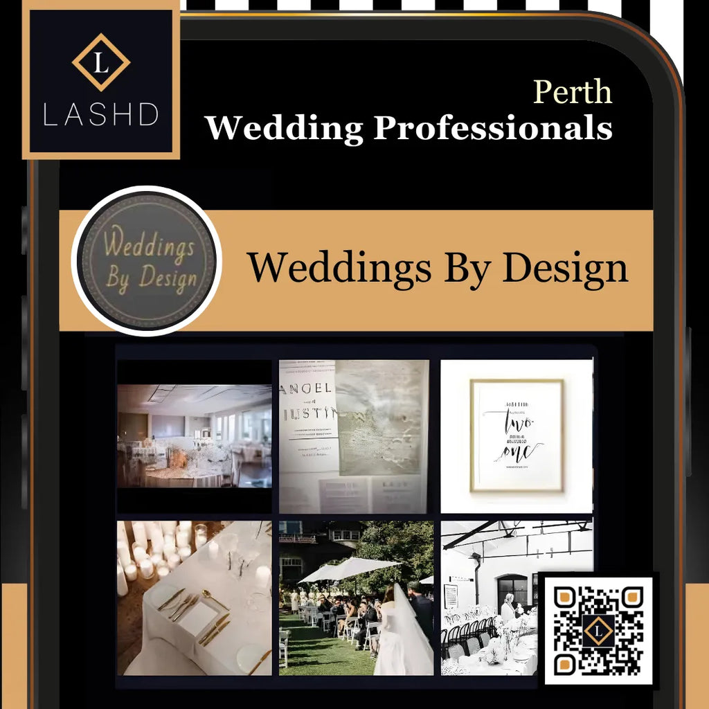Weddings - Western Australia Perth - Lashd App - Wedding by Design