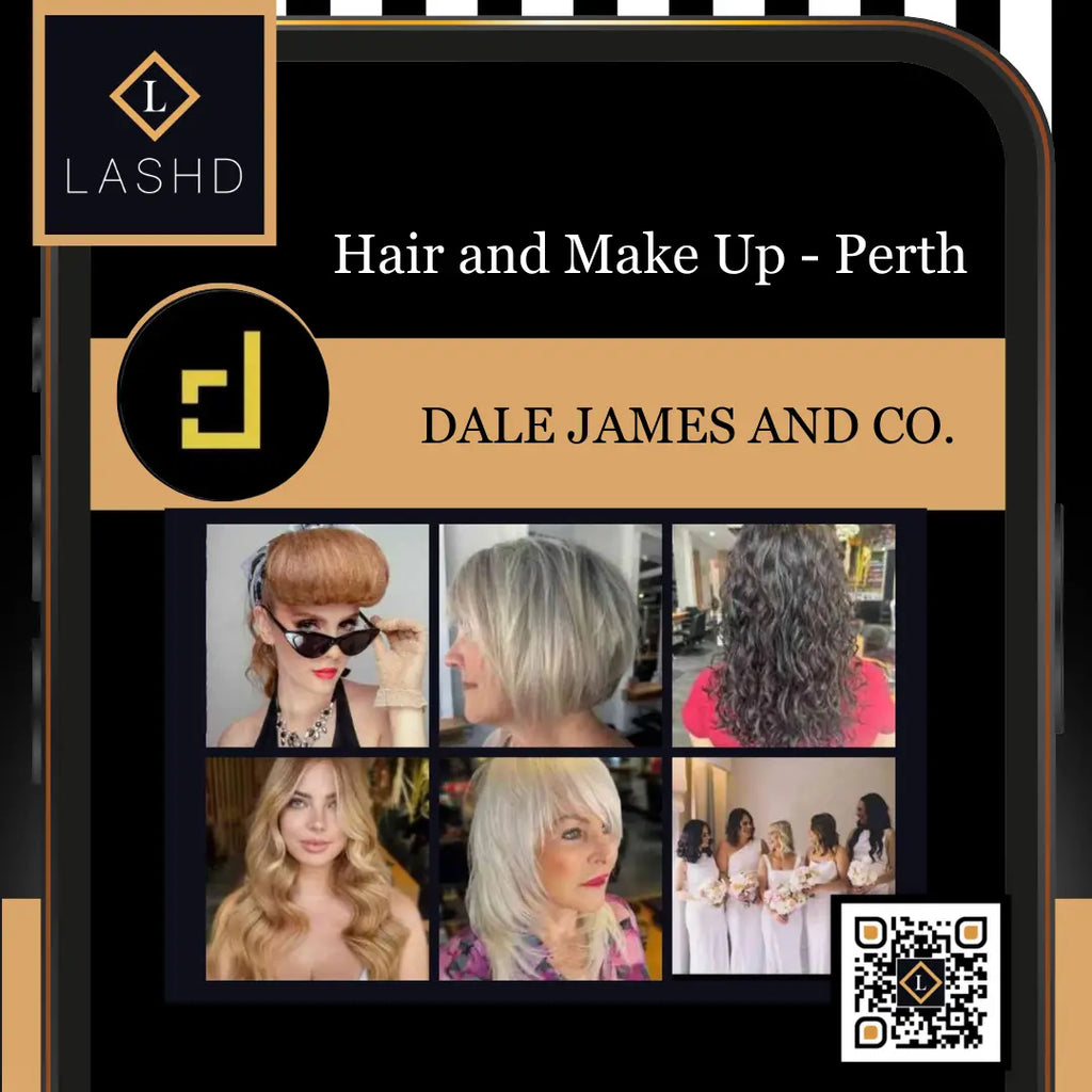 Hair and Makeup  - Western Australia Perth - Lashd App - DALE JAMES & CO
