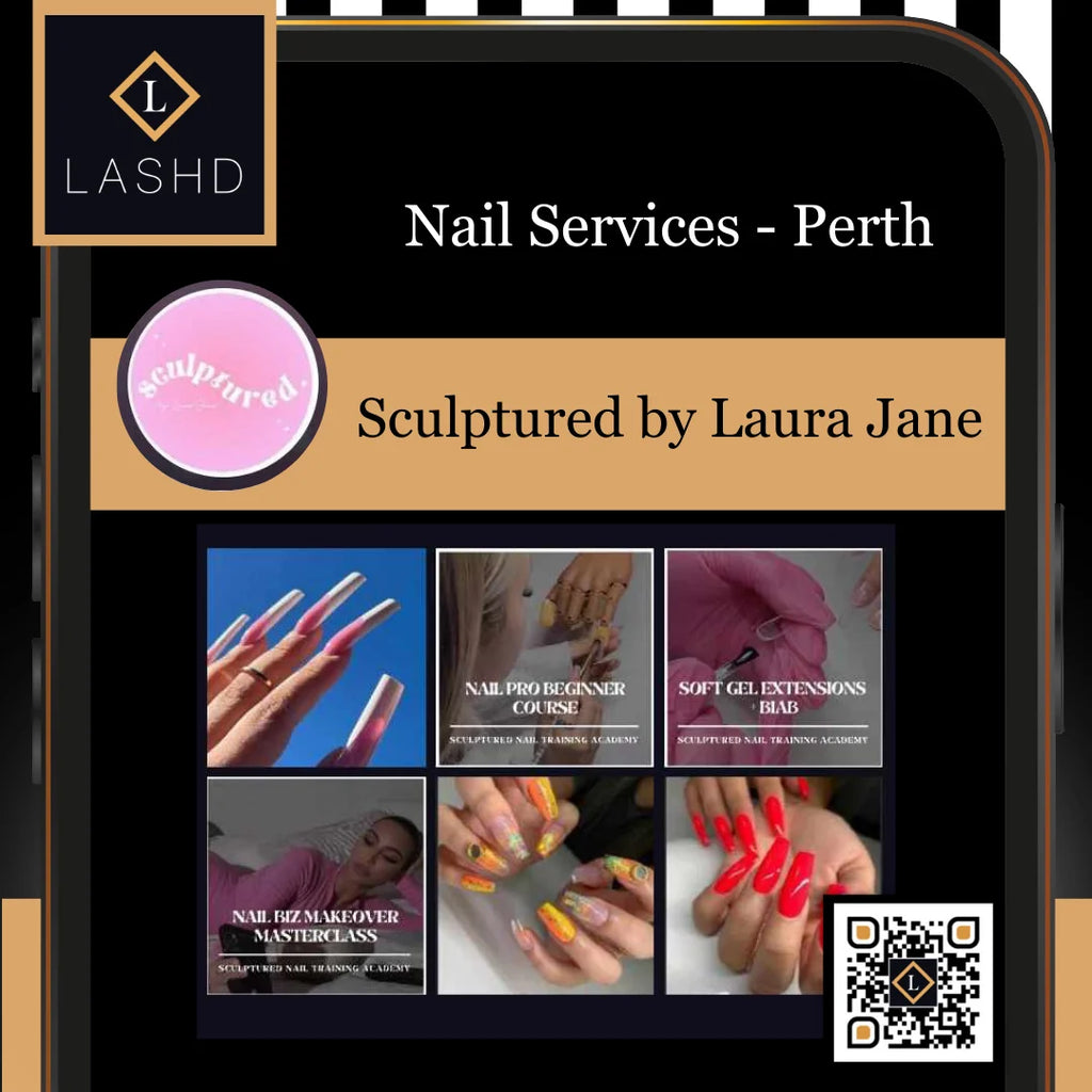  Nails - Perth  - Lashd App -Scultpured by Laura Jane
