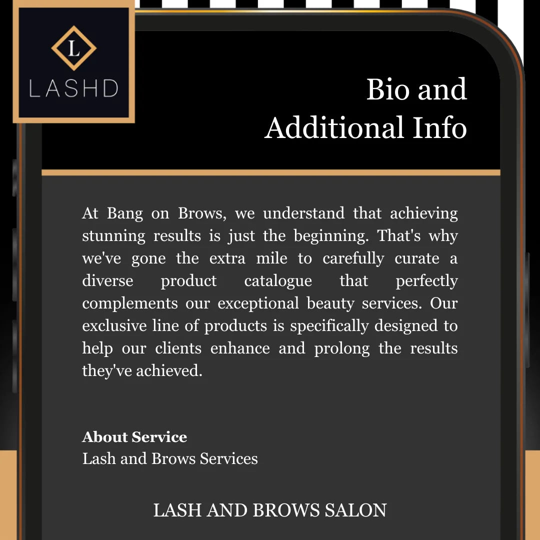 Lashes and Brows - Perth - Lashd App - Bang on Brows