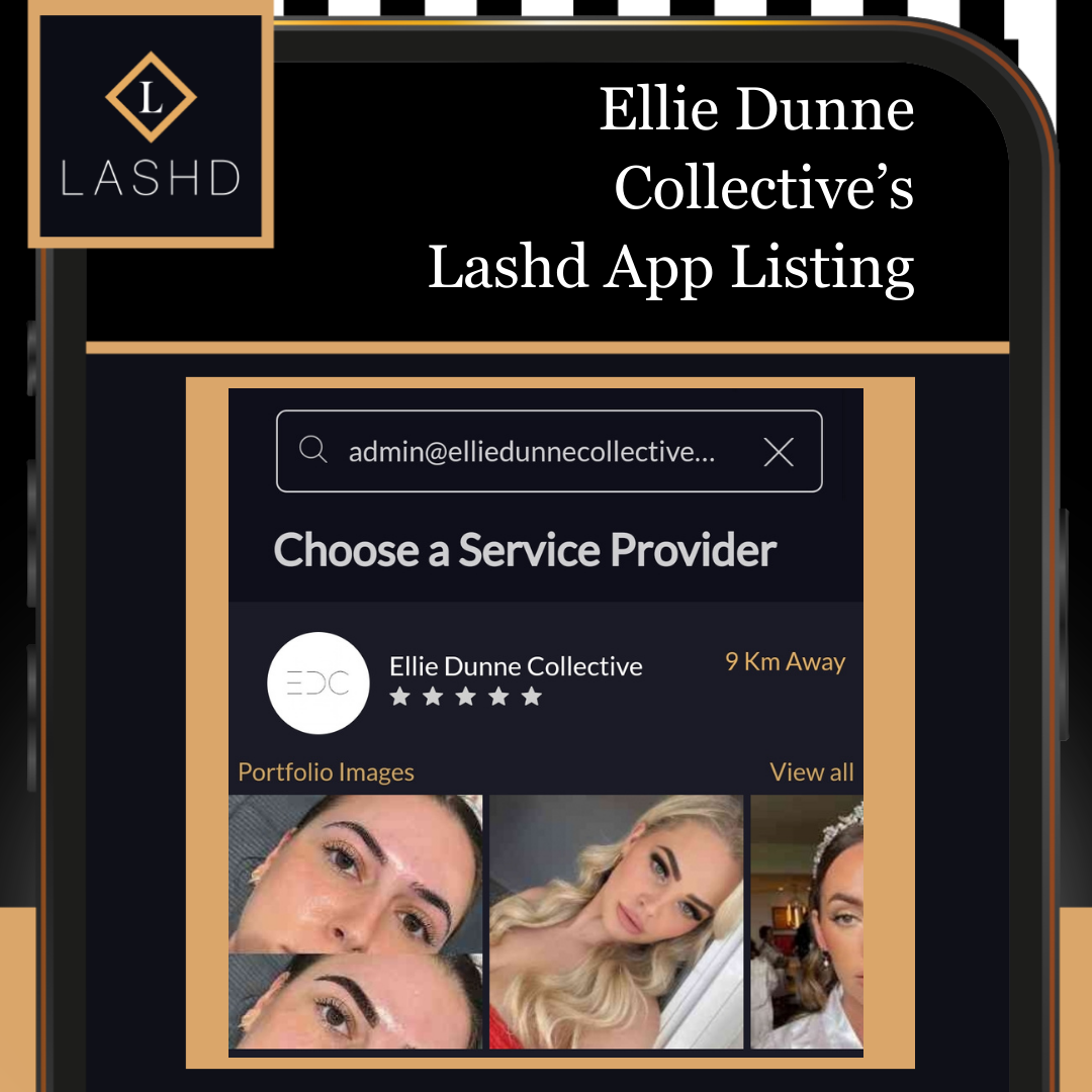 Lashes and Brows - Claremont Perth - Lashd App - Ellie Dunne Collective