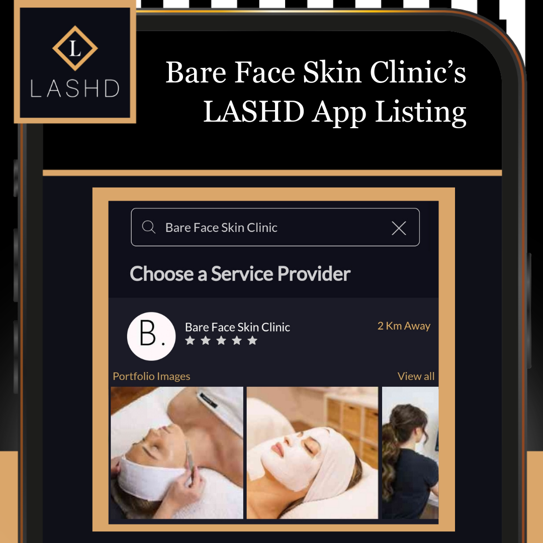 Face & Skin Treatments - West Perth - Lashd App - Bare Face Skin Clinic