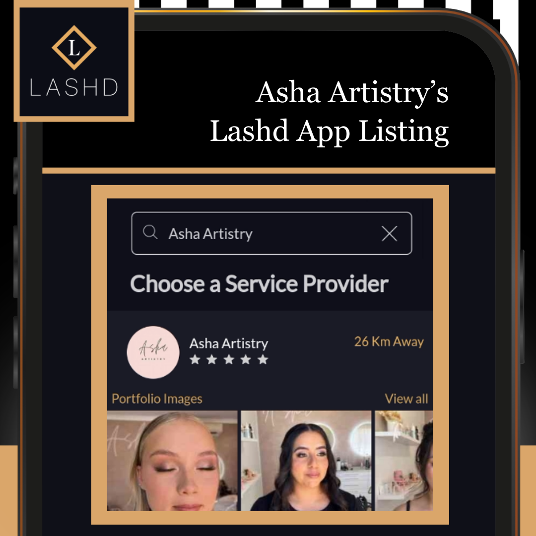 Hair and Makeup  - Joondalup Perth - Lashd App - Asha Artistry