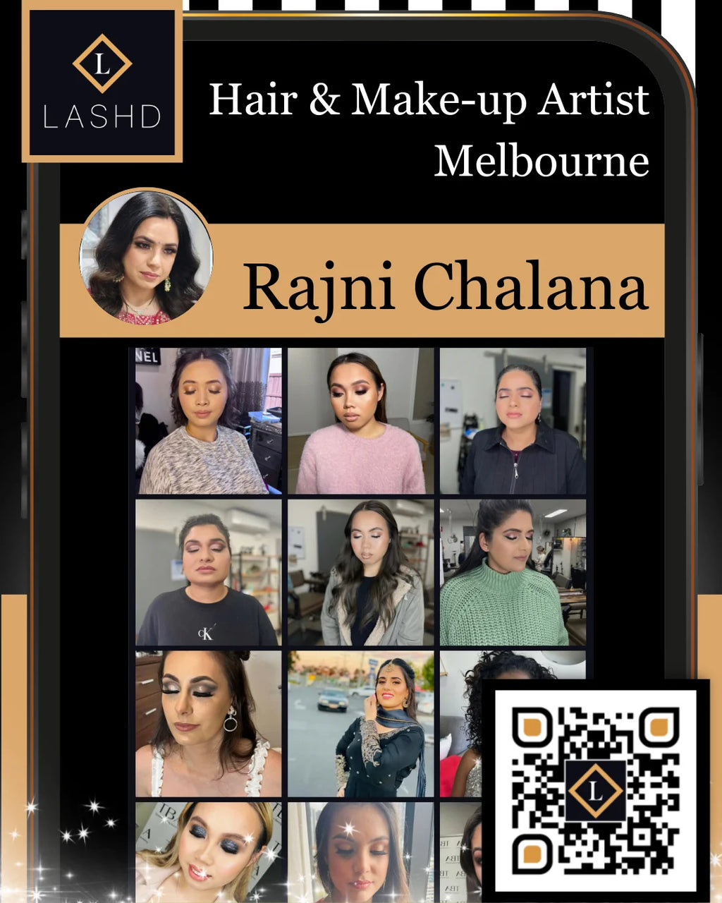 Hair & Makeup Artist - Fraser Rise - Melbourne - Lashd App - Rajni